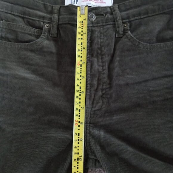 Gap Vintage Slim High Rise cords - Picture 6 of 8